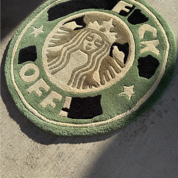 Starbucks F*CK OFF Rug - Picture 5 of 5